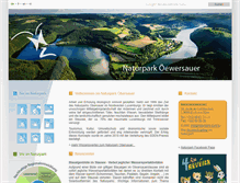 Tablet Screenshot of naturpark-sure.lu